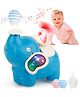 Fiddlerz Musical Elephanat for Kids with Colorful Lights and Spray Function Universal Wheel Suspended Blowing Ball Toys Battery Operated Bump N Go Toy for Boys and Girls Multicolor