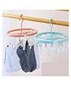 SANJARY Round Shaped Cloth Drying Hanger with 12 Clips color design may vary