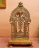 The Advitya Handcrafted Brass Naga Throne Singhasan God Pooja Essentials Item