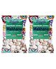 Happilo Premium Jumbo Fox Nuts (Phool Makhana) Lotus Seed Pop/Gorgon Nut Puffed Kernels Healthy Snack Low Calorie Gluten Free and Vegan- 100g (Pack of 2)