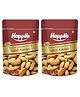 Happilo Roasted and Lightly Salted Premium Californian Almonds - 200g (Pack of 2)