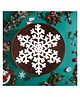 Elanza Christmas Soft Microfibre Solid Mat for Office/Floor/Home/Bathroom/Bedroom/Kitchen (60x60 cm) 2000 GSM Super Absorbent Anti-Skid Round Mats (Pack of 1) Coffee