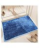 Elanza Riverdale Soft Microfibre Solid Mat for Office/Floor/Home/Bathroom/Bedroom/Kitchen (40x60 cm) 2000 GSM Super Absorbent Anti-Skid Bath Mats (Pack of 1) Navy Blue