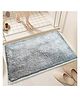 Elanza Riverdale Soft Microfibre Solid Mat for Office/Floor/Home/Bathroom/Bedroom/Kitchen (40x60 cm) 2000 GSM Super Absorbent Anti-Skid Bath Mats (Pack of 1) Grey