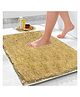 Elanza Plain Soft Microfibre Solid Mat for Office/Floor/Home/Bathroom/Bedroom/Kitchen (40x60 cm) 2000 GSM Super Absorbent Anti-Skid Bath Mats (Pack of 1) Beige
