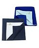 Little Boo Instadry Baby Bed Protector Sheet, Waterproof, small L 70 x B 50cm, Pack of 2 -RoyalBlue & NavyBlue