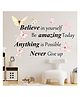 JAAMSO ROYALS Butterfly Inspirational English Quote Wall Sticker for Kids Room Decor (30CM x 60CM)