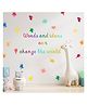 JAAMSO ROYALS Creativity is Messy and We are Very Creative Wall Sticker for Kids Room Decor (30CM x 90CM)