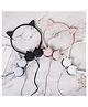 SANJARY Cute Cat Wired Earphone, Headphones for Kids Girls Gifts Headphone for Smartphone, Gaming Headphone, Stereo Earphone color design may vary