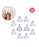 Safe-O-Kid  (Pack of 10) Child Safety Socket Covers - 8 Standard & 2 Power Plug Covers for Baby Proofing Electrical Outlets