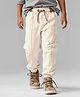 Primo Gino 100% Cotton Knit Full Length Cut & Sew French Terry Lounge Pant - Offwhite