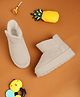 TRUFFLE COLLECTION Solid Slip On Boots - Beige