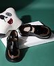 TRUFFLE COLLECTION Colour Blocked Ballerinas - Black