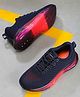 ABROS Mesh Detailed Colour Blocked Shoes - Navy Blue