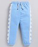 Kidcity Cotton Looper Hearts Printed Joggers - Light Blue