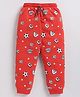 Kidcity Cotton Looper Football Printed Joggers - Gajari