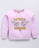 Kidcity Cotton Looper Full Sleeves Sunglasses Printed Sweatshirt - Lavender