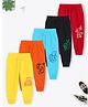 Trampoline Cotton Blend Pack Of 5 Animals Printed Pajamas - Multi Colour