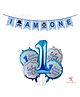 Bubble Trouble First Birthday Decorations Boy  Am One Banner(Cardstock)1St Birthday Decoration Items For Boys Foil Balloons For Birthday 1 Year Baby Boy Birthday Decoration Kids 6Pcs Multicolor