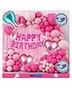 Bubble Trouble Mermaid Tail Theme Birthday Decoration Items For Girls Party Decoration Kit Balloon Combo Pack Of 111 Pcs Pink Magenta