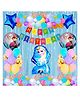 Bubble Trouble Frozen Theme Birthday Decoration Items For Girls Party Decoration Kit Balloon Combo Pack Of 38 Pcs Multicolor