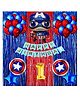 Bubble Trouble Captain America Theme Birthday Decoration Items or Kit