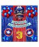 Bubble Trouble Captain America Theme Birthday Decoration Items or Kit