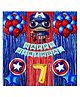 Bubble Trouble Captain America Theme Birthday Decoration Items or Kit