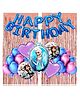 Bubble Trouble Princess Foil Balloon Kit With Happy Birthday Banner  Party Decoration/