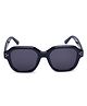 KIDSUN 100% UV Protected Solid Oval Shape Sunglasses - Black