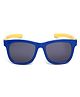 KIDSUN 100% UV Protected Solid Square Shape Sunglasses - Dark Blue