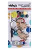Vibhuti Crafts DIY Dino Keychain Kit  Fun Keychain Craft Set with Paints, Brush & Decorations  Perfect for Kids' Dino Themed Gifts
