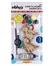 Vibhuti Crafts DIY Dino Fridge Magnet Kit  Dinosaur-Themed Craft Set with Paints, Brush & Decorations  Perfect for Kids'  Gifts & Party Activities