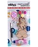 Vibhuti Crafts DIY Unicorn Fridge Magnet Kit  Unicorn Fridge Magnet Cutouts with Paints, Brush & Decorations  Perfect for Kids and Adults, Personalized Return Gifts & Party Favors