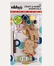 Vibhuti Crafts DIY Jungle Fridge Magnet Kit  Jungle-themed Fridge Magnet Cutouts with Paints, Brush & Decorations  Perfect for Kids, Personalized Gifts, Party Activities, and Painting Projects