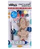 Vibhuti Crafts DIY Space Fridge Magnet Kit  Space-themed Fridge Magnet Cutouts with Custom Paints, Brush & Decorations  Perfect for Kids, Personalized Space-Themed  Gifts, Party Activities, and Painting Projects