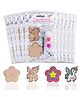Vibhuti Crafts Unicorn Fridge Magnet Party Favors Bundle (Pack of 10)  DIY paint kit with unicorn-themed fridge magnet cutouts, custom paints, and a brush. Ideal for return gifts, party favors, and creative activities for kids and adults