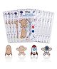 Vibhuti Crafts Space Fridge Magnet Party Favors Bundle (Pack of 10)  DIY Paint Kit  Space Fridge Magnet Cutouts with Custom Paints & Brush  Perfect Return Gifts & Party Favors