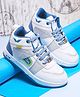 KATS Sports Text Patch Detailed Lace Up Shoes - White