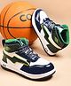 KATS Colour Blocked Lace Up Shoes - Green