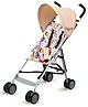 Polka Tots Light Weight Wave Rider Print Buggy Strollers EasyDrifft  - Cream