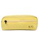 QIPS Dual Compartments Pencil pouch- Yellow