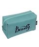 QIPS Rectangular Beauty Cosmetic Pouch - Turquoise