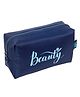 QIPS Rectangular Beauty Cosmetic Pouch - Navy Blue