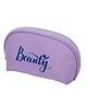 QIPS Round Beauty Cosmetic Pouch - Lavender