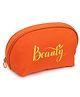 QIPS Round Beauty Cosmetic Pouch - Orange