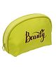 QIPS Round Beauty Cosmetic Pouch - Neon Green