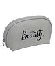 QIPS Round Beauty Cosmetic Pouch - Grey