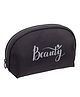 QIPS Round Beauty Cosmetic Pouch - Black
