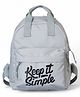 QIPS Kids Backpack  Light Grey - Height 10.6 Inches